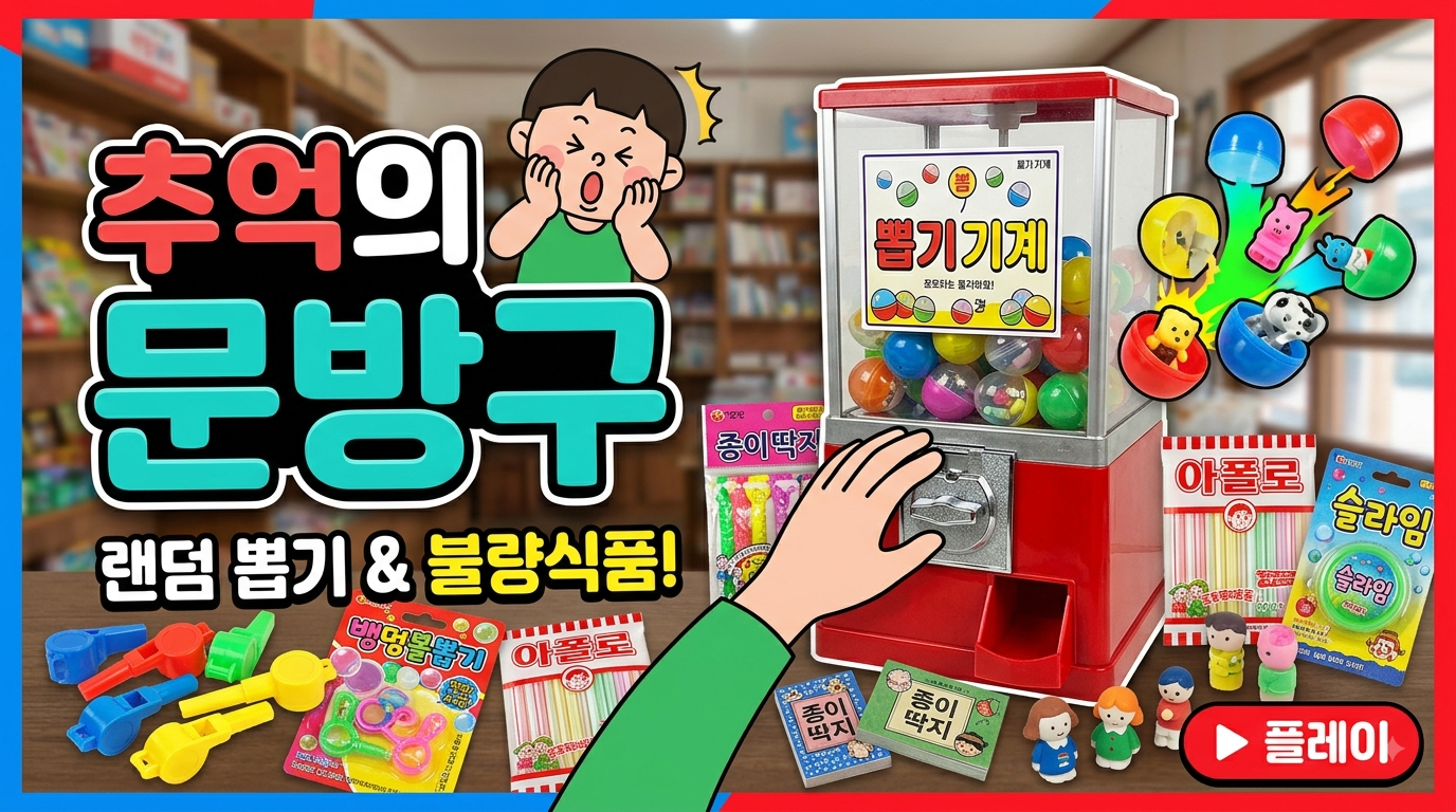 유치원 문방구와 다양한 유아용 문구용품